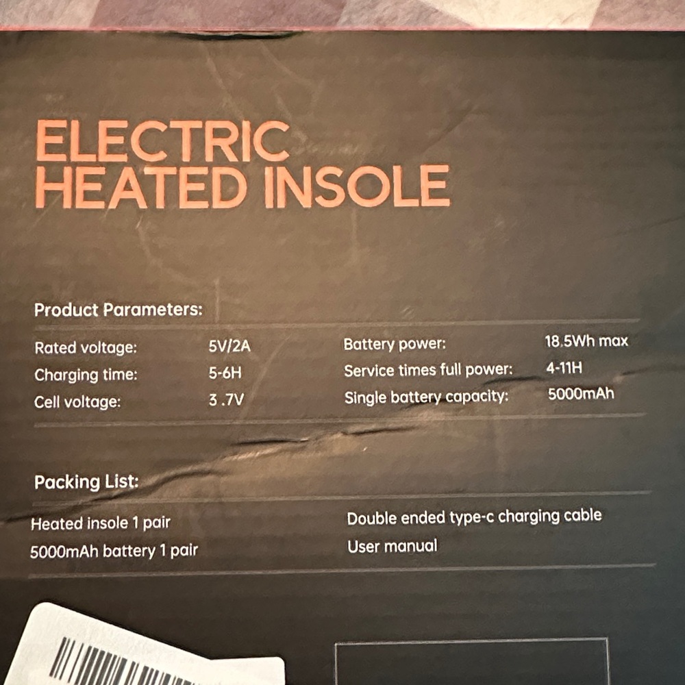 Electric Heated Insole with App Control - Picture 7 of 7
